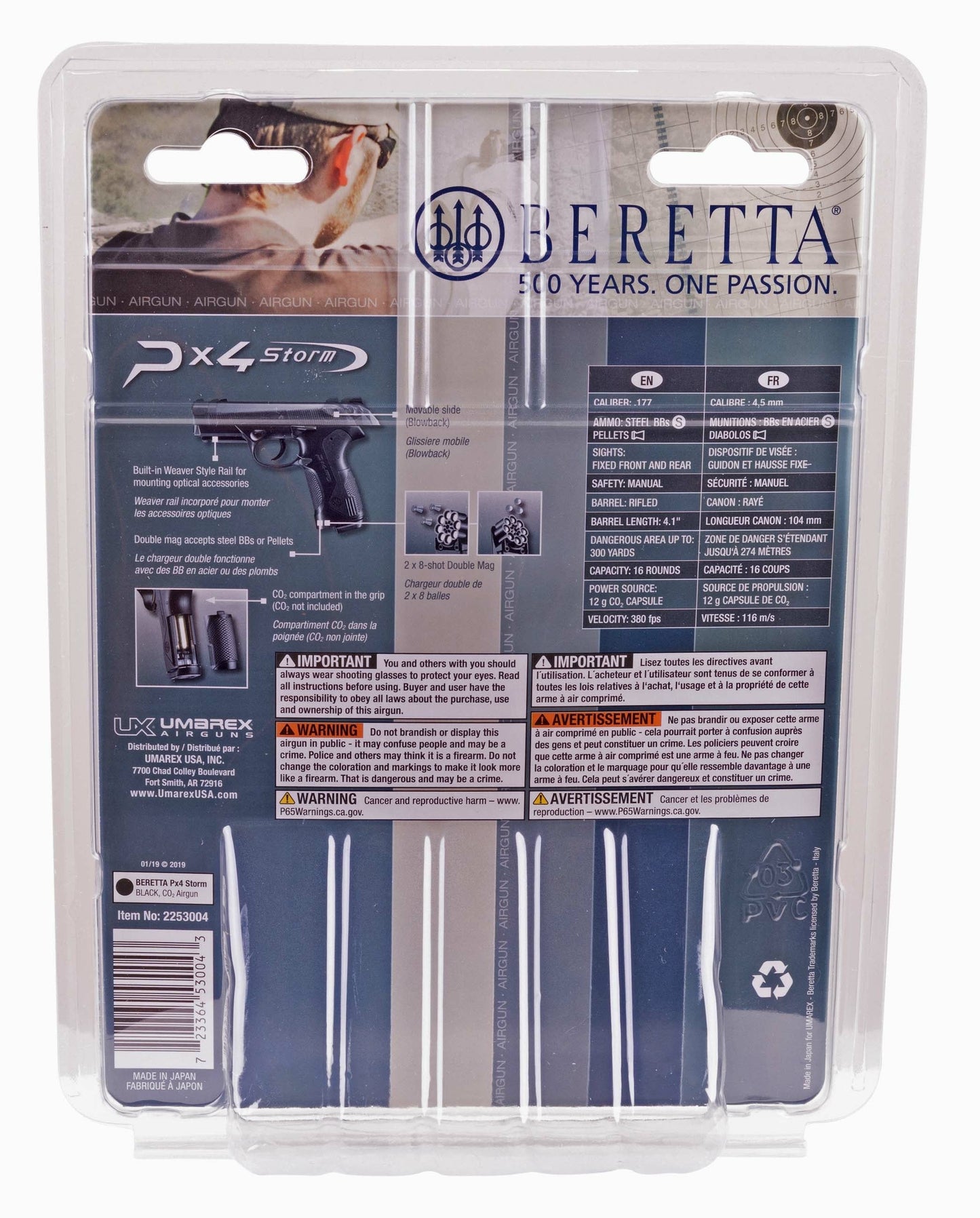 Beretta, Umarex USA Beretta PX4 Storm CO2 Air Gun