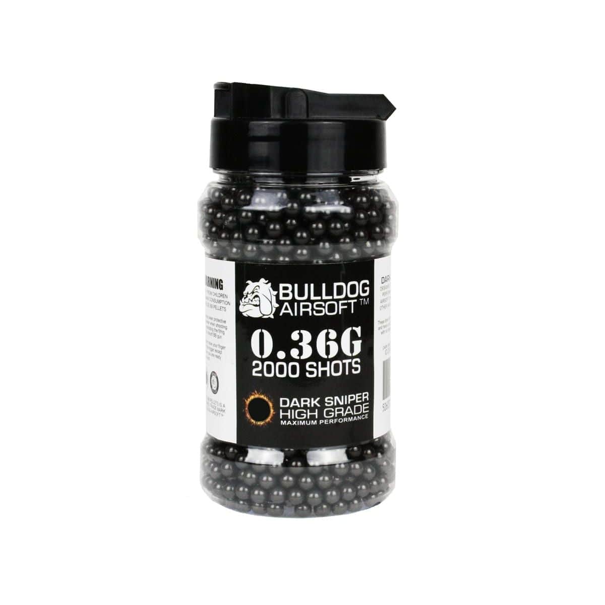 Airsportinggoods BULLDOG Bulldog 2000 Airsoft BB Pellet 0.36g Black
