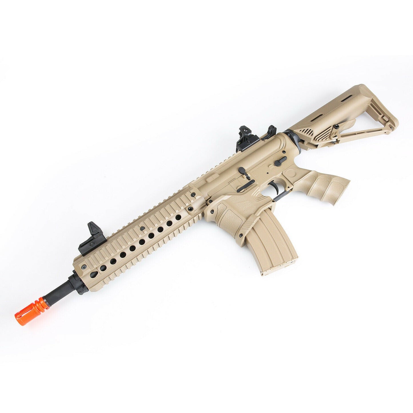 BULLDOG BULLDOG ST DELTA M AEG ELECTRIC AIRSOFT GUN DT – TAN