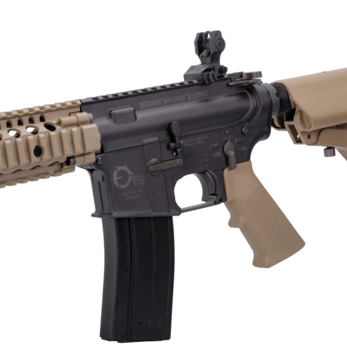 Airsoft Gas Rifle Bulldog TWS MK18 Gas Blowback Lite Airsoft Gun – Tan