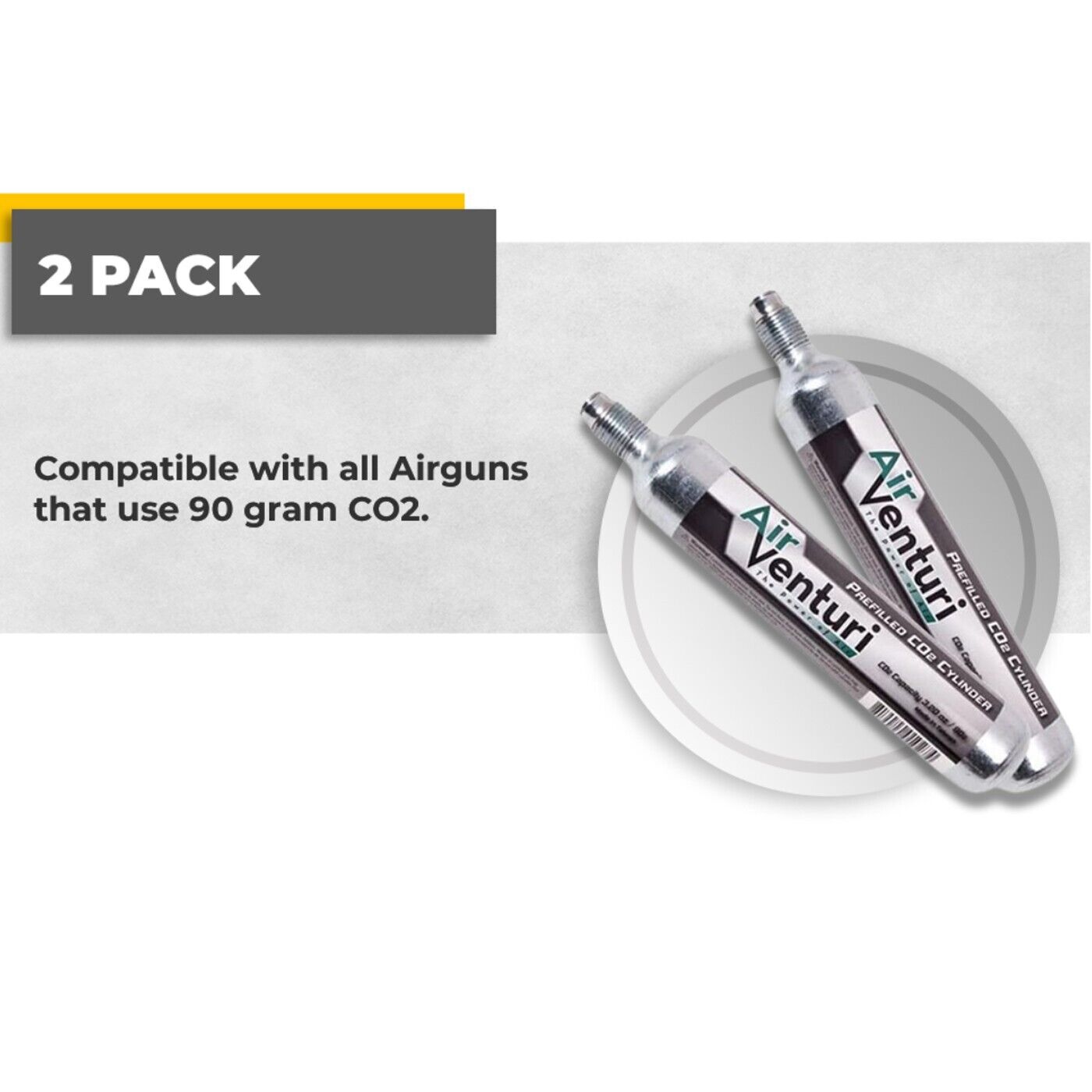 Air Venturi CO2 Cartridge - Air Venturi Pre-Filled Disposable 90G Gram CO2 Capsule