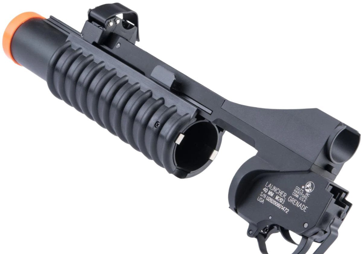 Colt Colt M203 40mm Grenade Launcher for M4/M16 Airsoft Rifles - Metal, Black