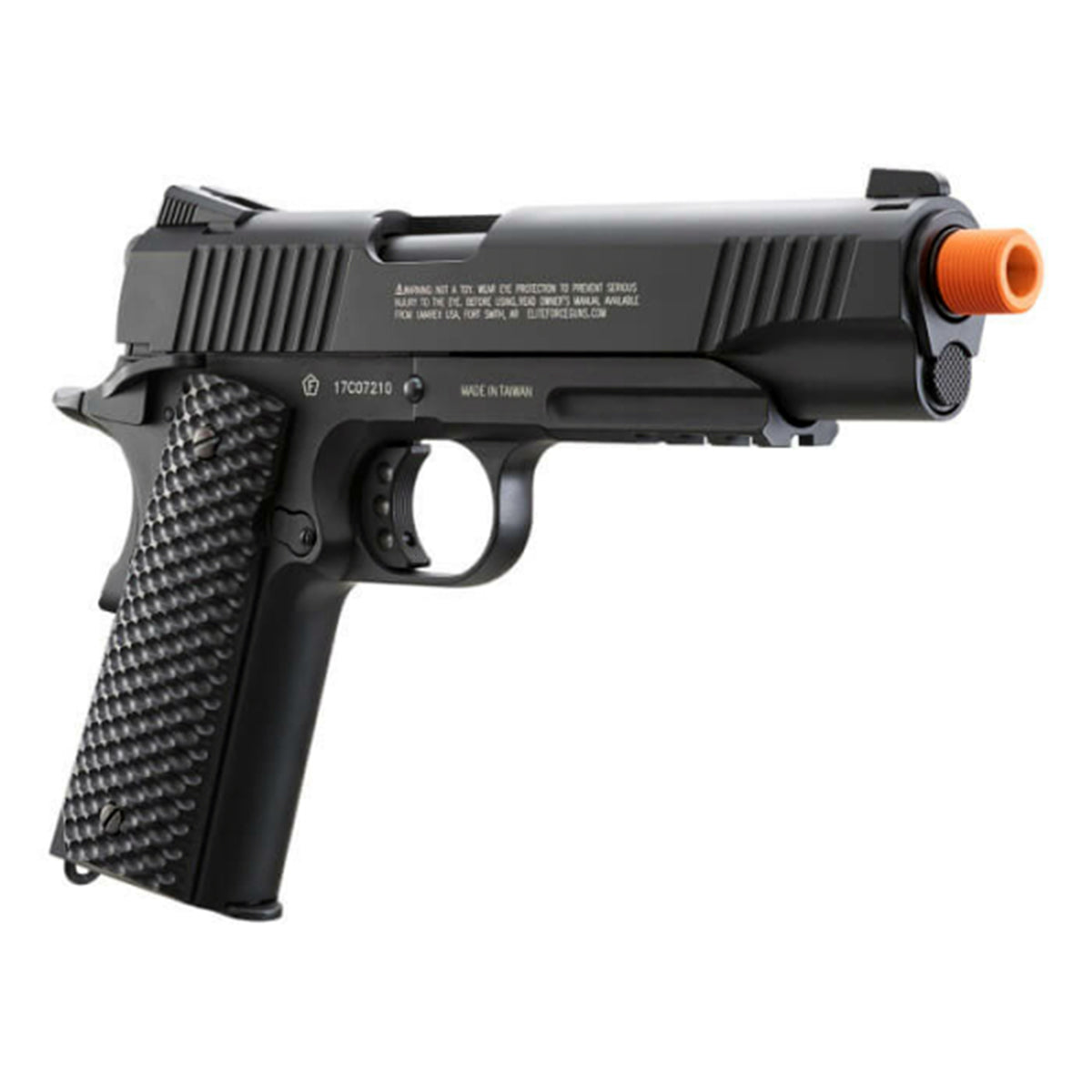 Airsoft CO2 Pistol Black Elite Force 1911 TAC CO2 Airsoft Pistol - 15 Rounds