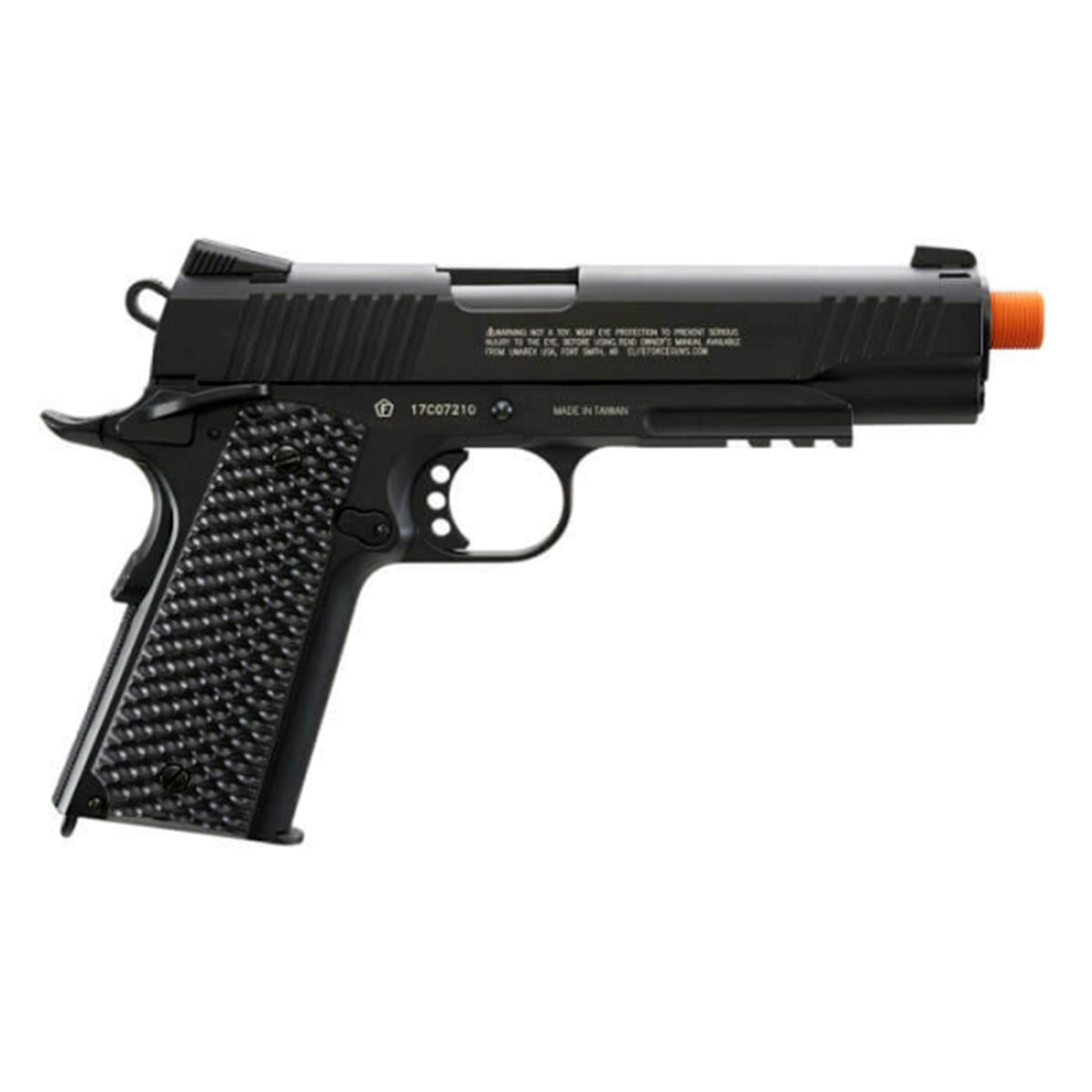Airsoft CO2 Pistol Black Elite Force 1911 TAC CO2 Airsoft Pistol - 15 Rounds
