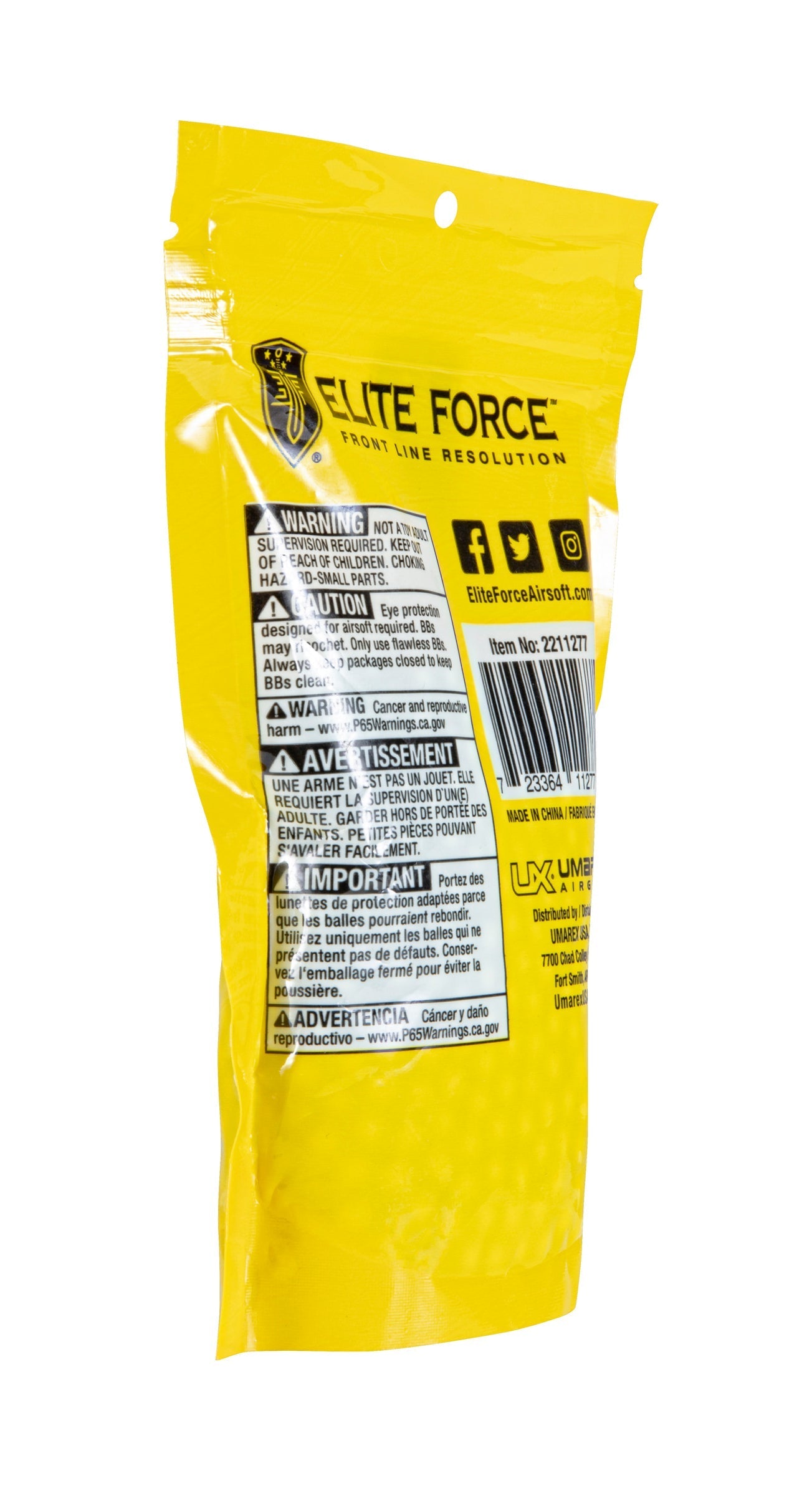 Elite Force Elite Force .20g Tracer BBs 1000 Ct - Light Green