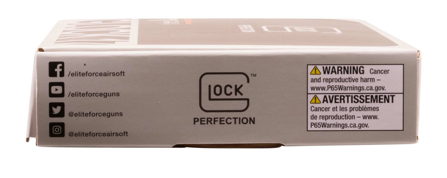 GLOCK Glock G17 Gen 5 CO2 Blowback Airsoft Pistol - 6mm, 14 Round Mag