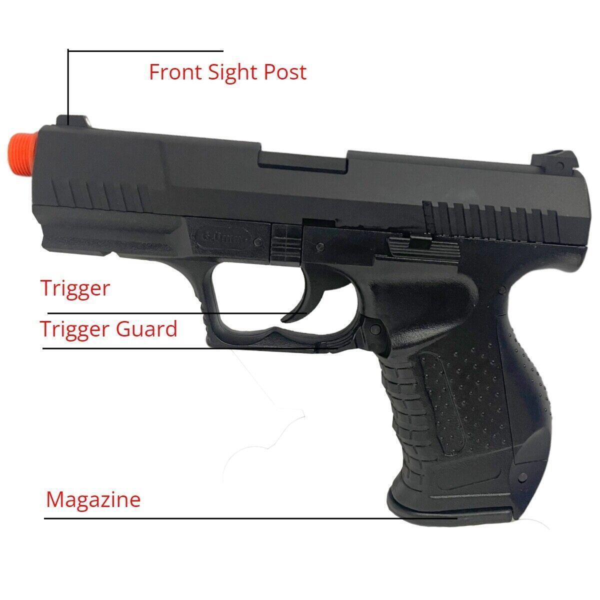 Airsportinggoods HFC HA-124 SPRING AIRSOFT PISTOL WITH SILENCER