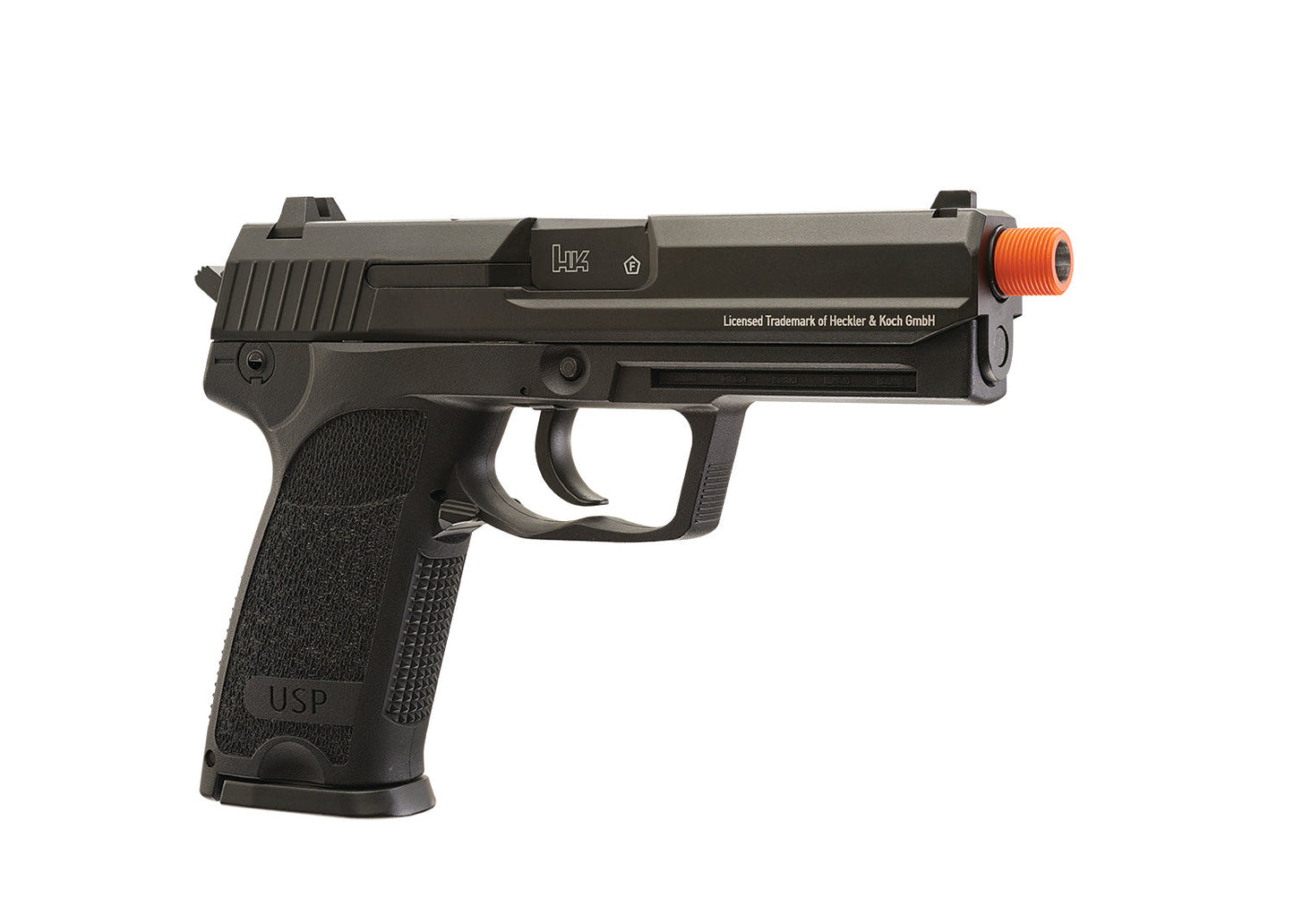 HK Heckler & Koch HK Heckler & Koch USP CO2 6mm BB Pistol Airsoft Gun, Blowback, 18 Rounds, Black