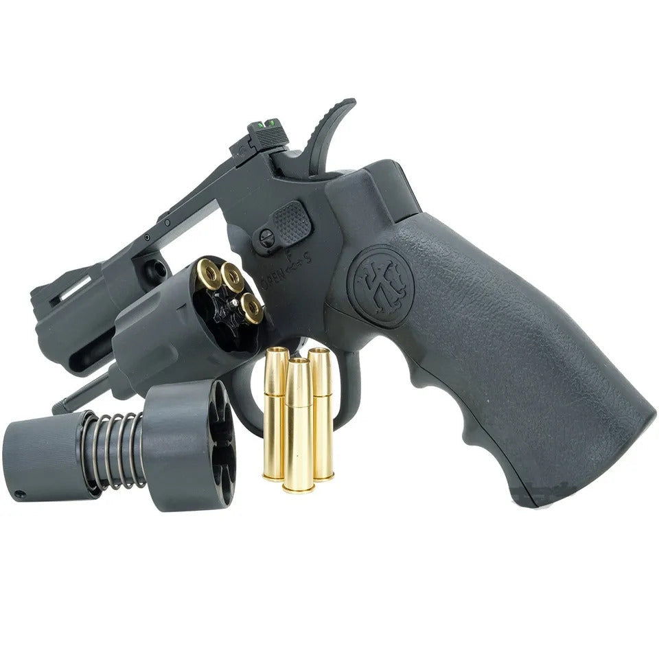 Krown Land KL Herc 2.5 Inch Titan Air Revolver CO2 Dual Ammo Air Revolver