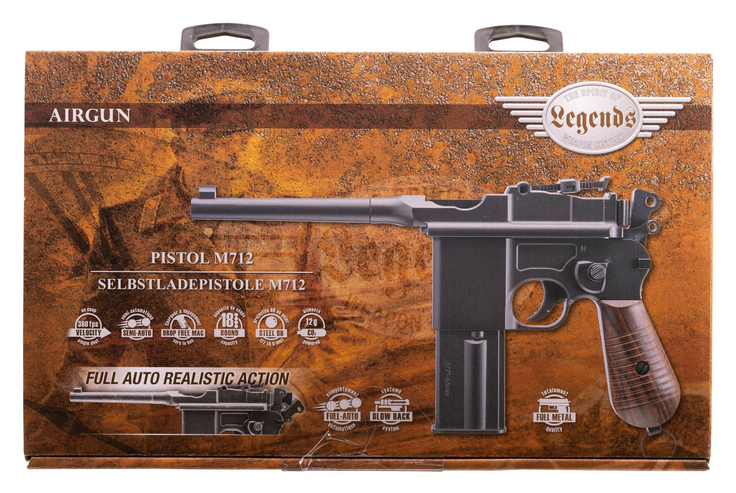 Umarex USA LEGENDS M712 Broom Handle .177 Full Auto BB Gun