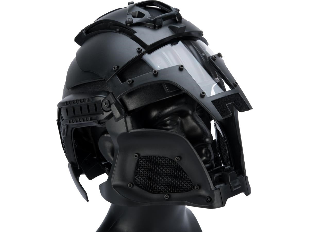 KINGRIN MEDIEVAL IRON WARRIOR FULL HEAD COVERAGE HELMET SYSTEM