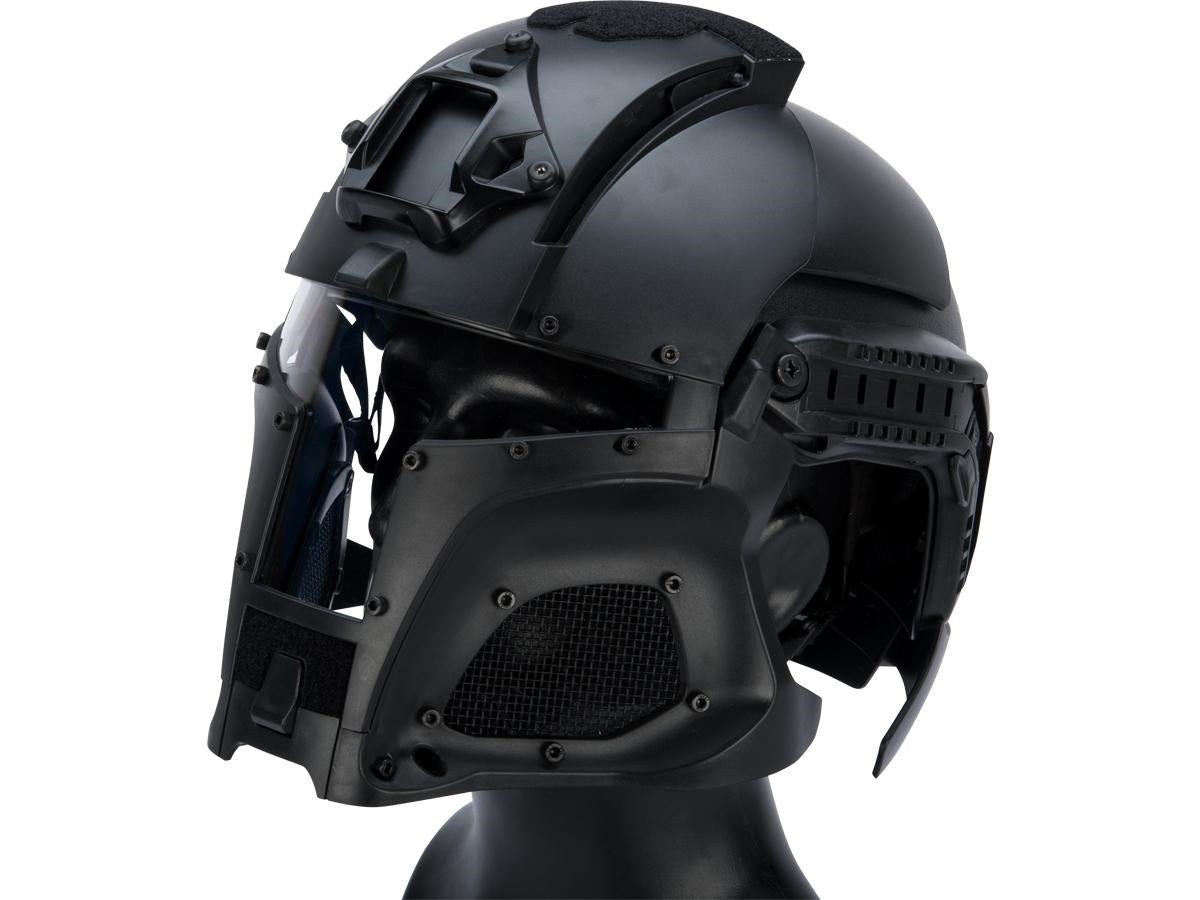 KINGRIN MEDIEVAL IRON WARRIOR FULL HEAD COVERAGE HELMET SYSTEM