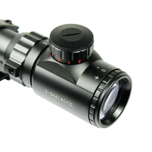 TRIMEX OPTICS 3-9×40 RIFLE SCOPE WITH MOUNTS