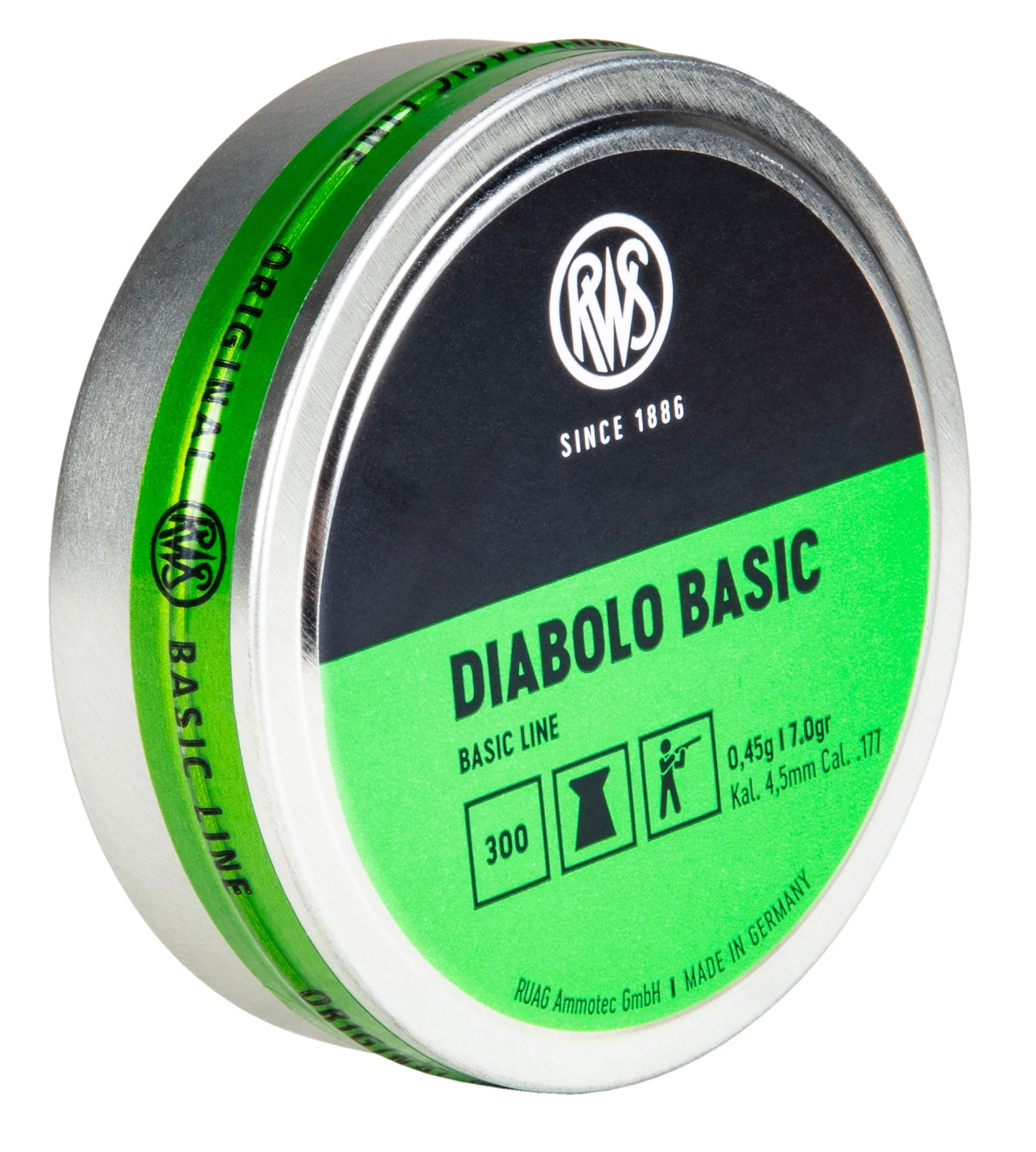 RWS RWS Diabolo .177 Wadcutter Pellets – 300 Count