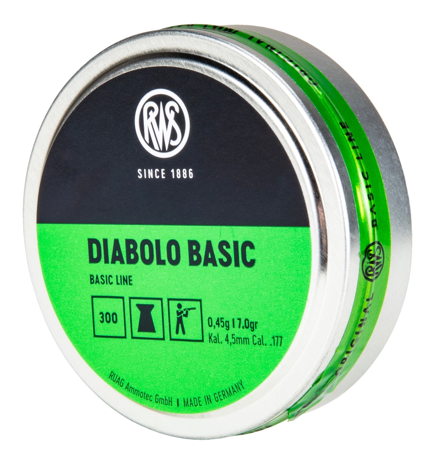 RWS RWS Diabolo .177 Wadcutter Pellets – 300 Count