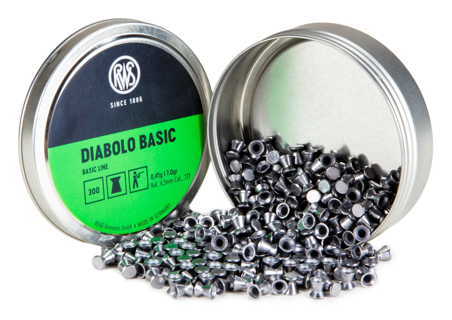 RWS RWS Diabolo .177 Wadcutter Pellets – 300 Count