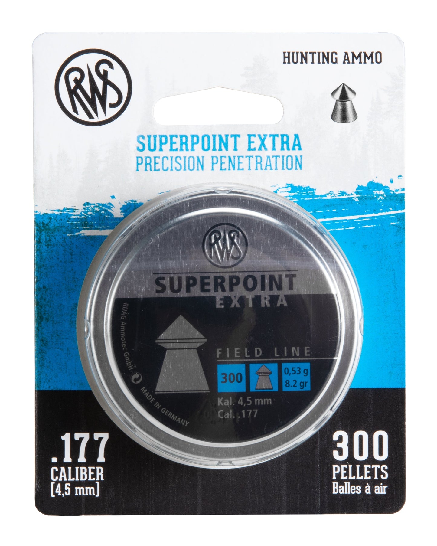 RWS RWS Super Point EX .177 Pellets - 300 Ct