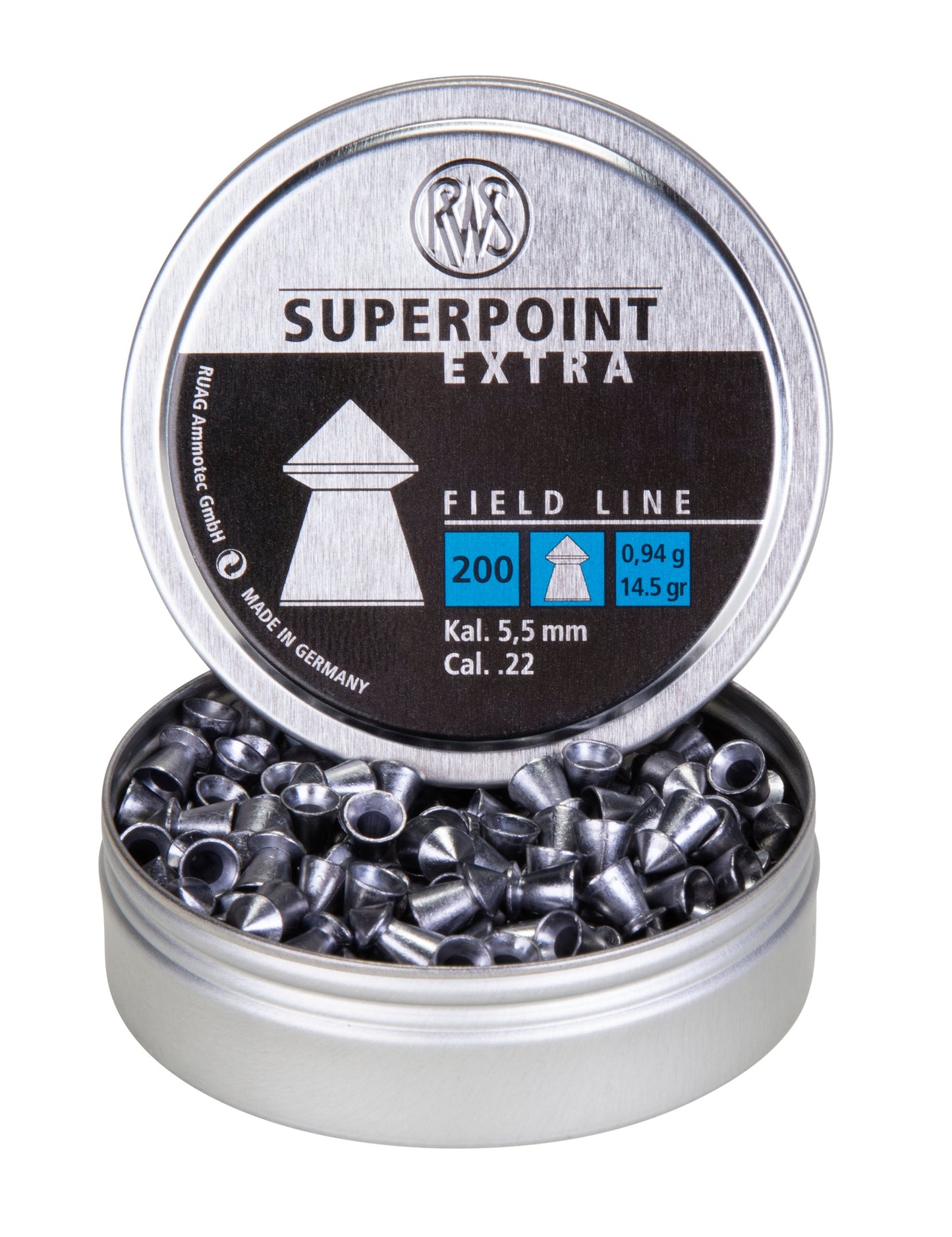 RWS RWS SuperPoint Extra .22 Pellets, 200ct