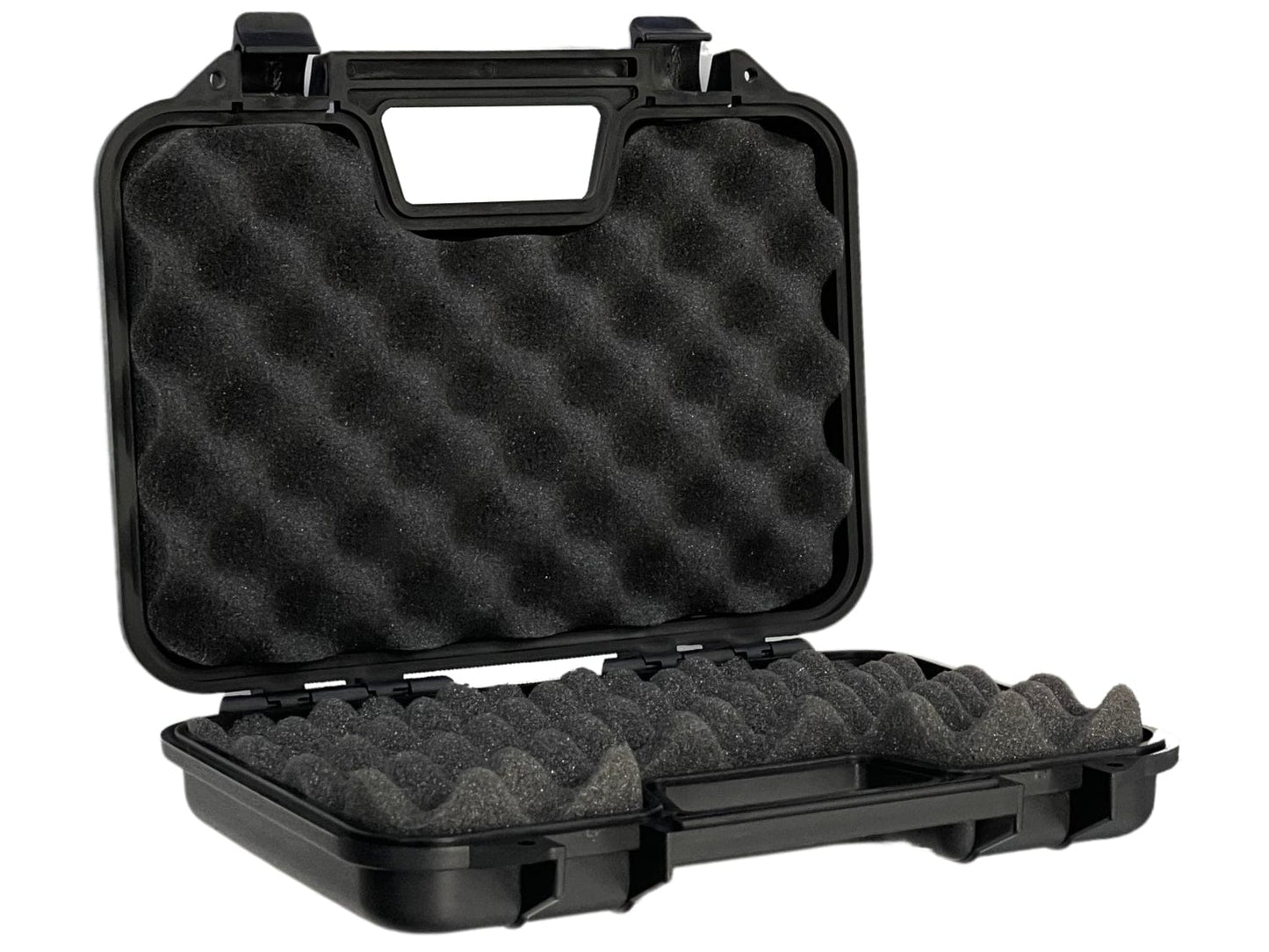 Airsportinggoods SRC SINGLE PISTOL CASE – SECURE PREMIUM HARD PLASTIC PISTOL CASE – BLACK