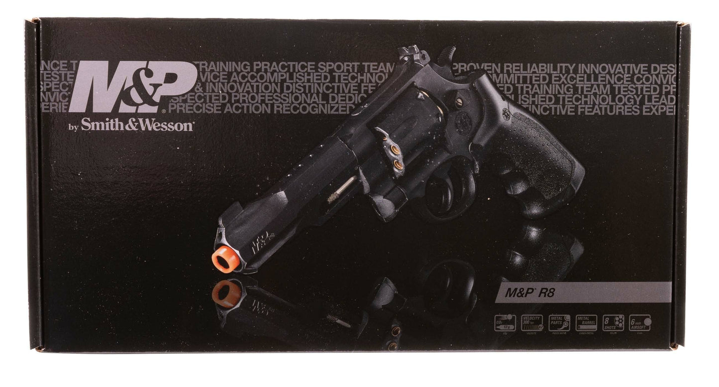 Smith & Wesson Smith & Wesson M&P R8 6mm Airsoft Revolver - CO2, 8 Rounds