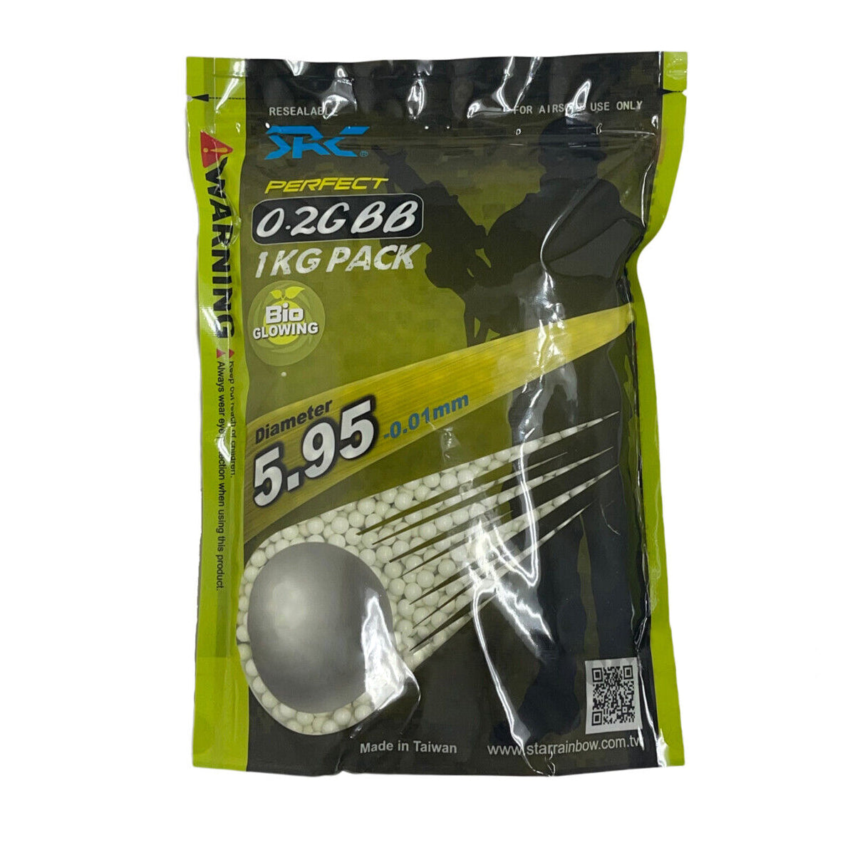 SRC 0.20g Tracer Airsoft BBs 1kg Pellet