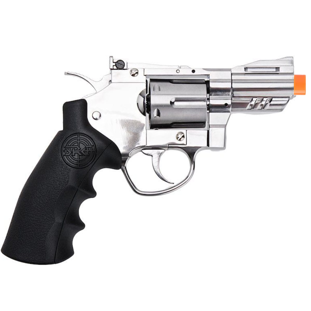 Airsportinggoods SRC SRC 2.5 INCH TITAN FULL METAL CO2 AIRSOFT REVOLVER – SILVER