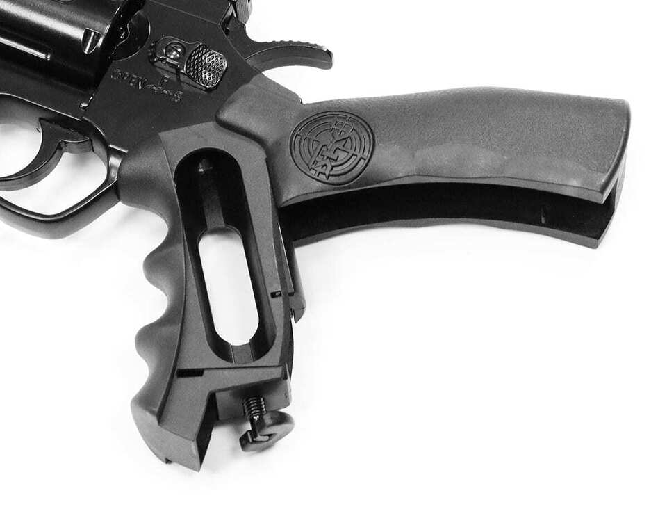 Airsportinggoods SRC SRC 2.5 INCH TITAN METAL CO2 AIRSOFT REVOLVER BLACK