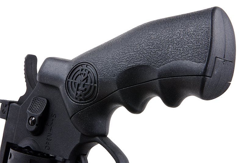 Airsportinggoods SRC SRC 2.5 INCH TITAN METAL CO2 AIRSOFT REVOLVER BLACK