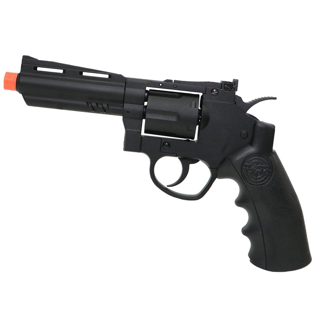 Airsportinggoods SRC SRC 4 INCH TITAN METAL CO2 AIRSOFT REVOLVER BLACK