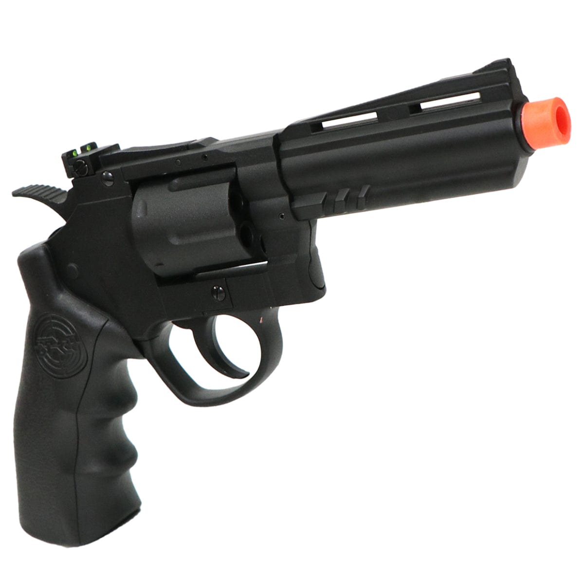 Airsportinggoods SRC SRC 4 INCH TITAN METAL CO2 AIRSOFT REVOLVER BLACK
