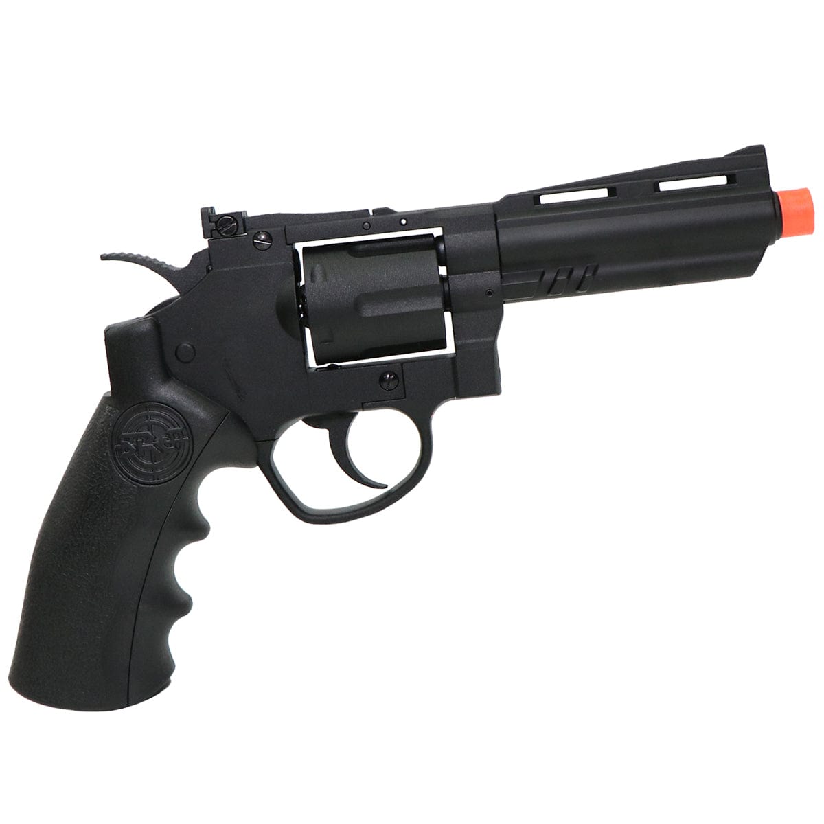 Airsportinggoods SRC SRC 4 INCH TITAN METAL CO2 AIRSOFT REVOLVER BLACK