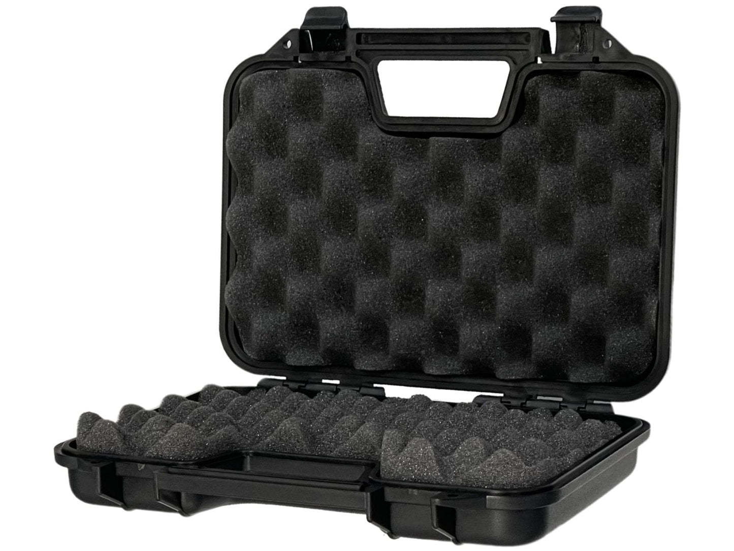 Airsportinggoods SRC SINGLE PISTOL CASE – SECURE PREMIUM HARD PLASTIC PISTOL CASE – BLACK