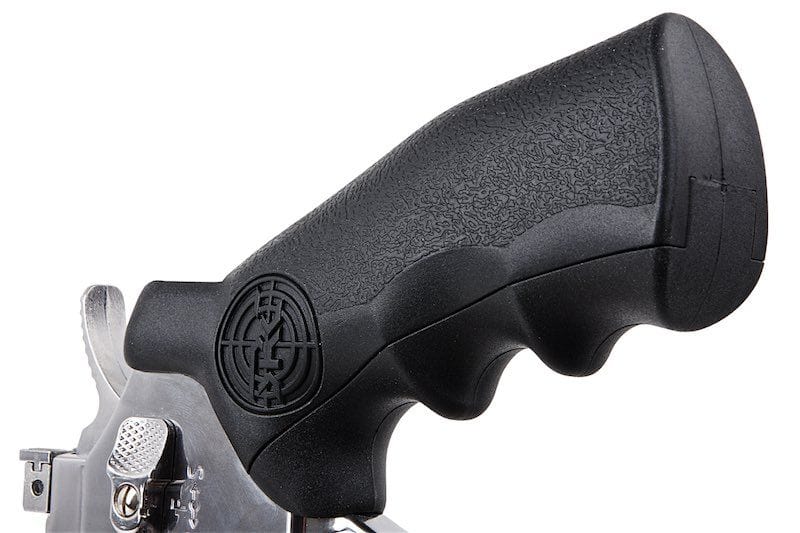Airsportinggoods SRC SRC 6 INCH TITAN FULL METAL CO2 AIRSOFT REVOLVER SILVER