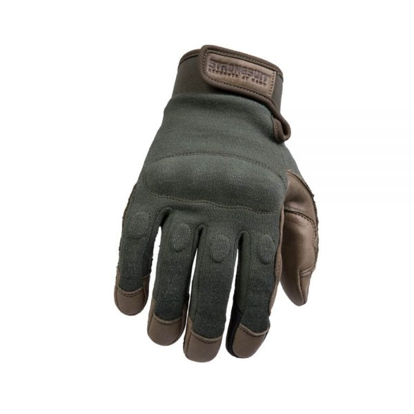 Tactical Gloves StrongSuit Warrior Green Gloves - Lightweight All-Purpose Utility Gloves