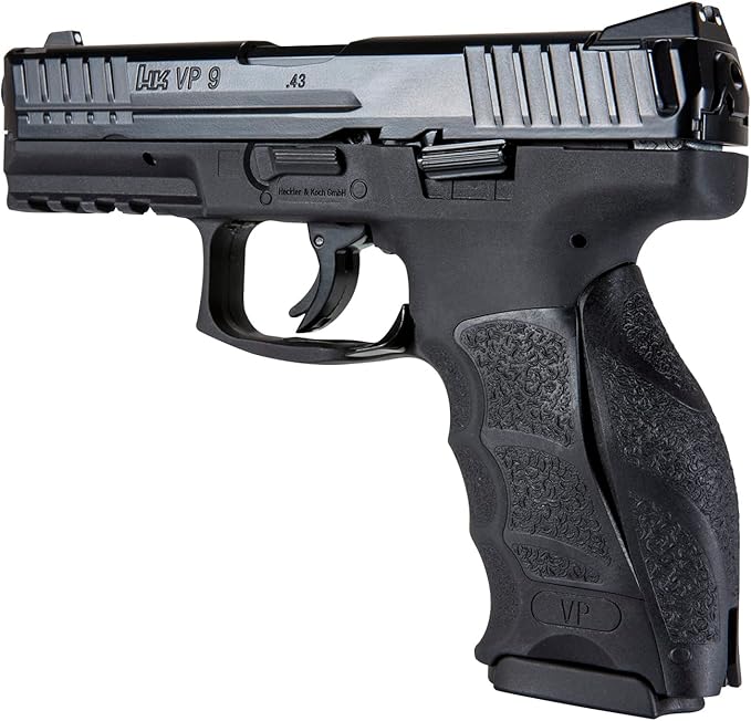 T4E, UMAREX USA T4E Heckler & Koch HK VP9 .43 Caliber CO2-Powered Training Pistol - 8 Rounds, Paintball Gun Marker, Black