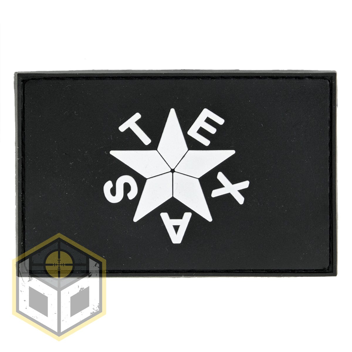 Airsportinggoods BALLISTIC DESIGNS TEXAS STAR PVC PATCH TEXAS1B