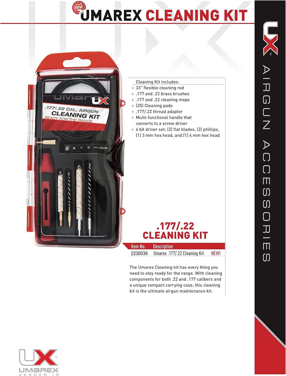 UMAREX USA Umarex.177 & .22 Caliber AirGun Cleaning Kit