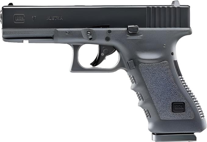 GLOCK, UMAREX USA Umarex GLOCK 17 Blowback .177 Caliber CO2-Powered BB Gun Air Pistol - 18 Rounds, Gen3, Metal Frame