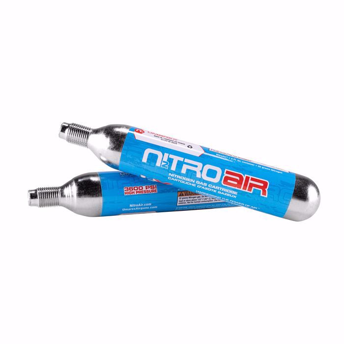 AIRSOFT CO2 PISTOLS, AIRSOFT PISTOLS" Umarex NitroAir® Prefilled Nitrogen Cartridges (2-Pack) | High-Pressure N2 Cartridges for Airguns