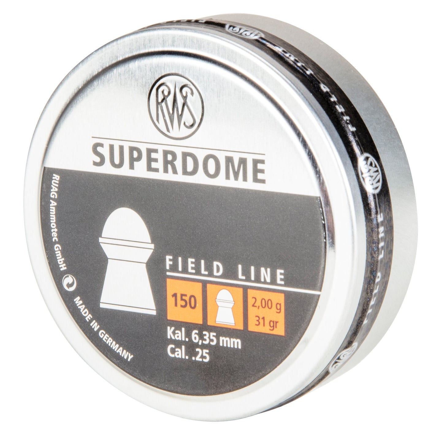 RWS Umarex RWS Superdome .25 Pellets, 150-ct