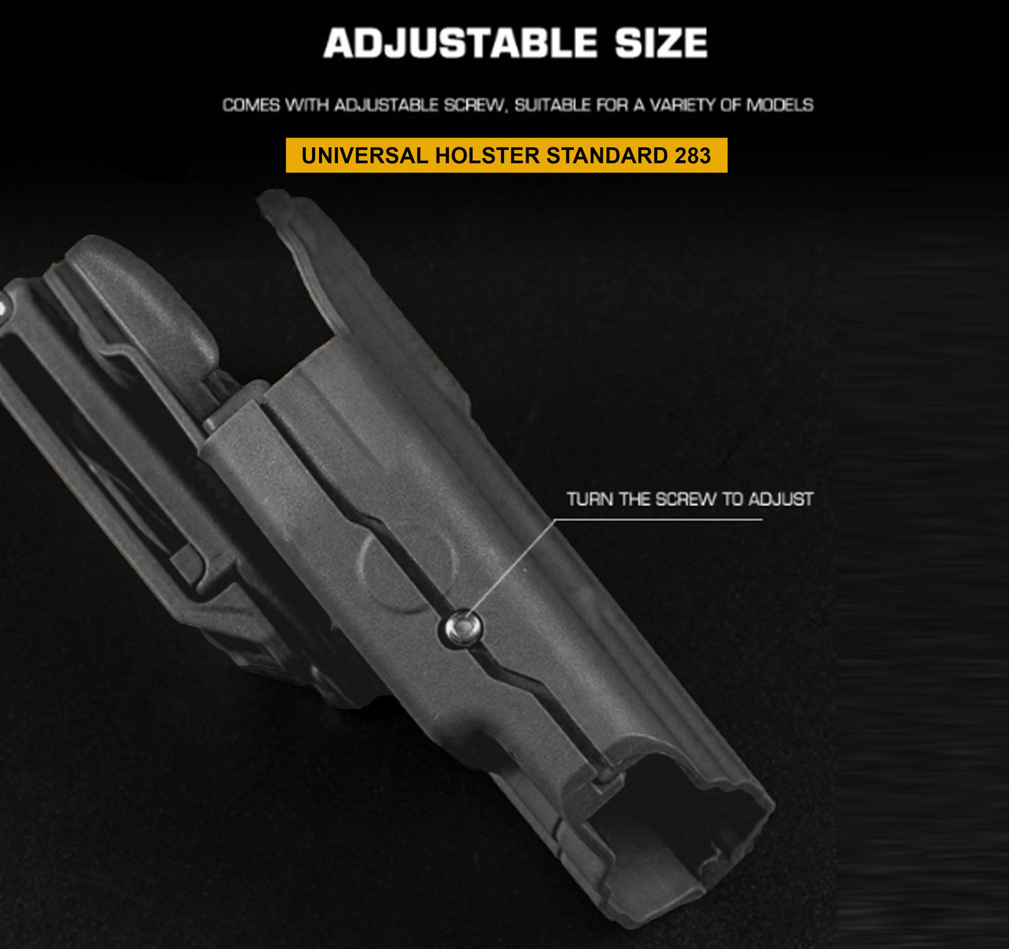 WOSPORT UNIVERSAL HOLSTER 35 STANDARD 283 RIGHT HAND OD