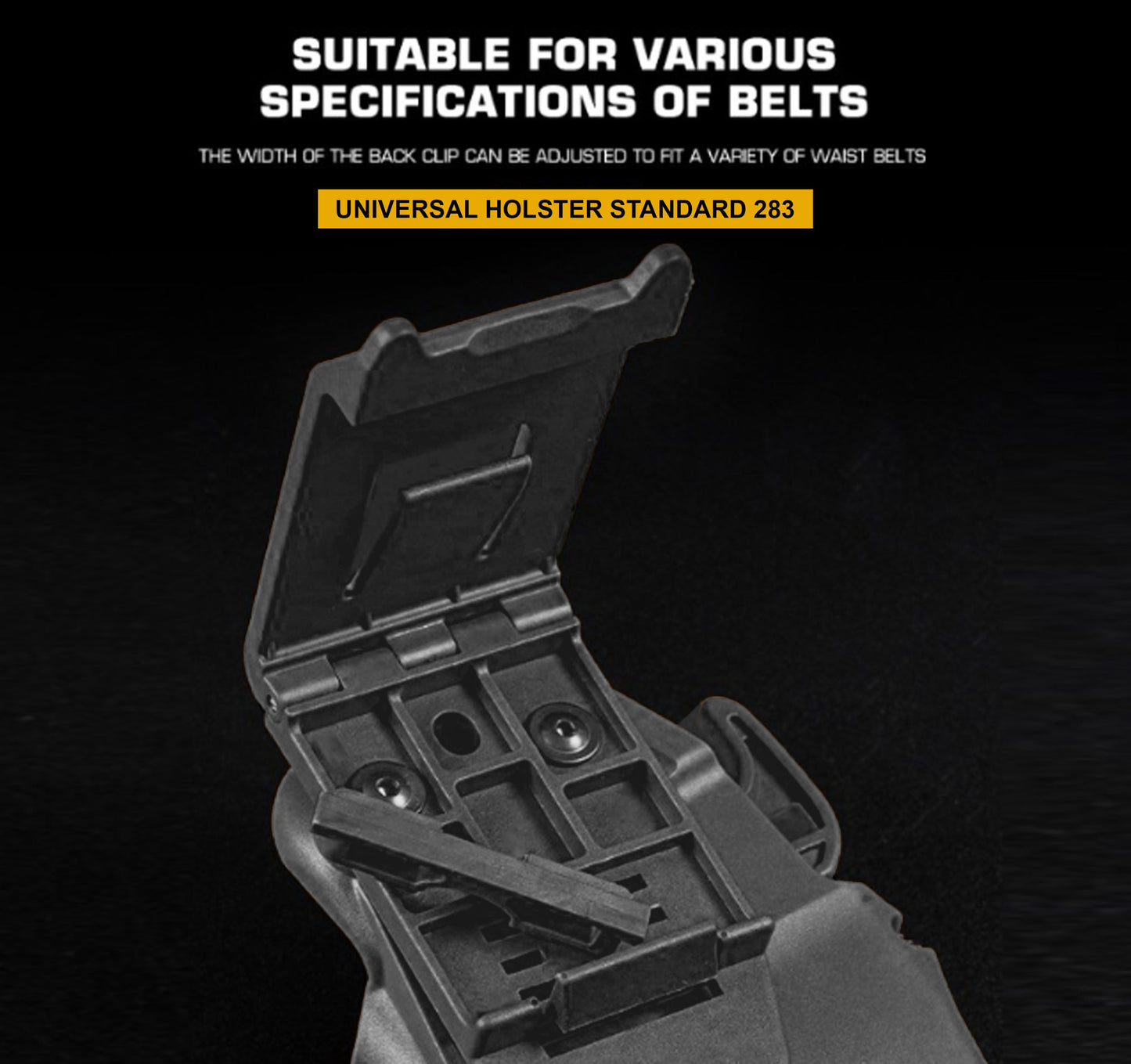 WOSPORT UNIVERSAL HOLSTER 35 STANDARD 283 RIGHT HAND OD