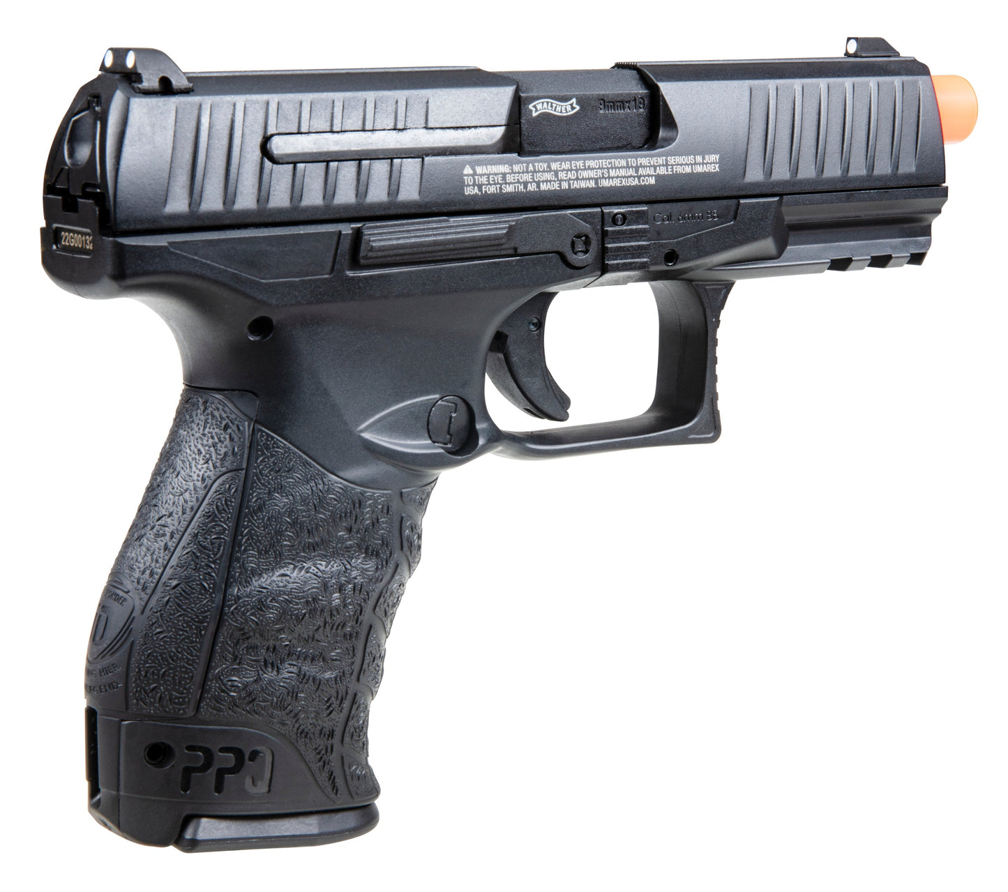 Walther Walther PPQ GBB Blowback 6mm BB Pistol Airsoft Gun - 22 Rounds, Green Gas
