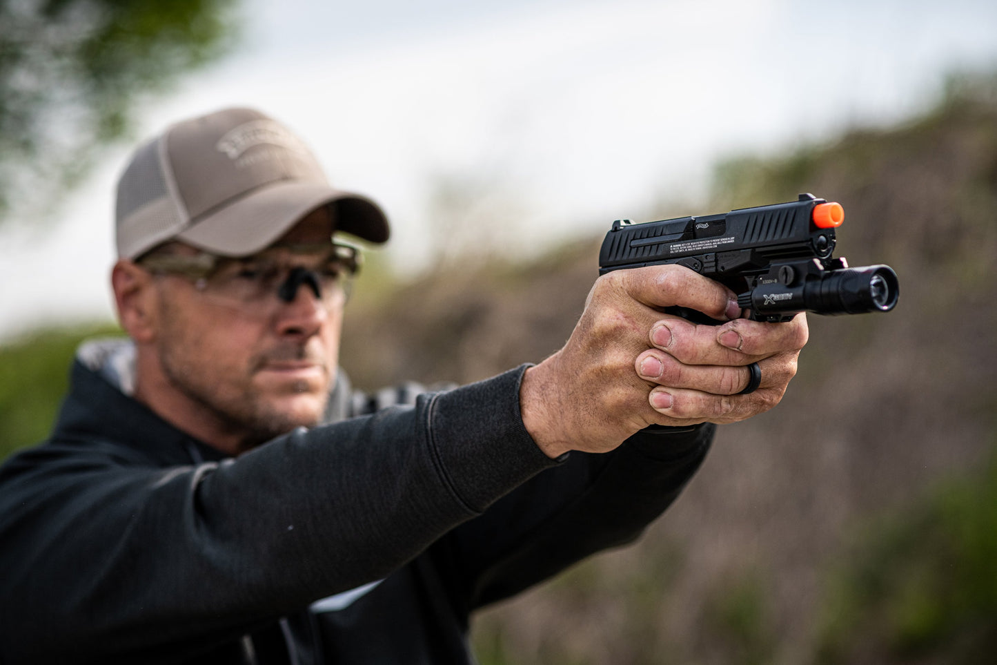 Walther Walther PPQ GBB Blowback 6mm BB Pistol Airsoft Gun - 22 Rounds, Green Gas