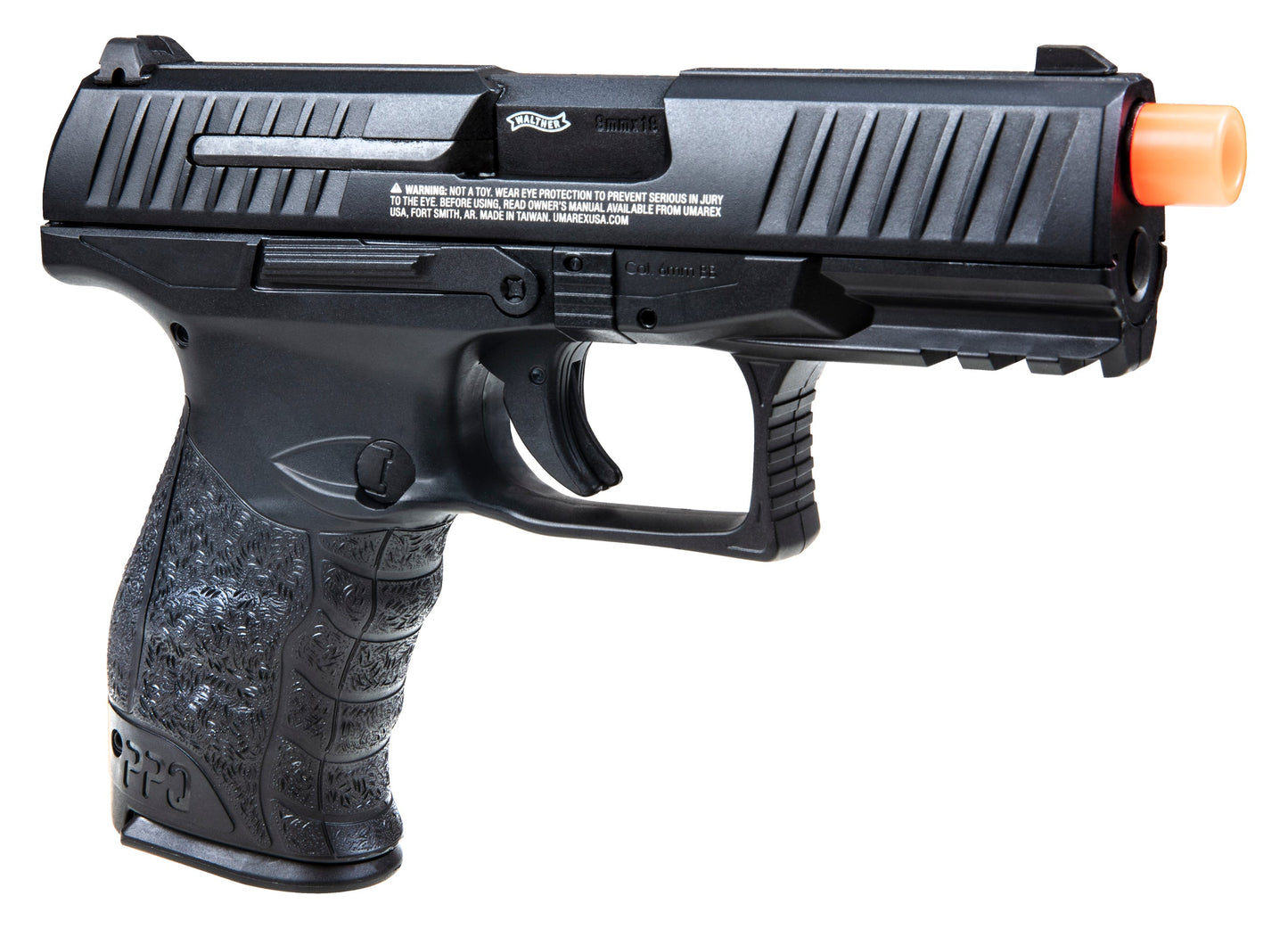 Walther Walther PPQ GBB Blowback 6mm BB Pistol Airsoft Gun - 22 Rounds, Green Gas