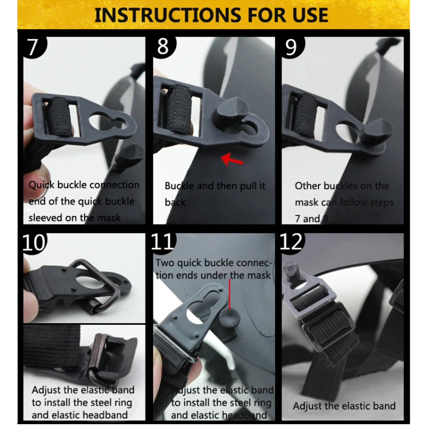 Airsoft Full Face Gas Mask w/ Filtration