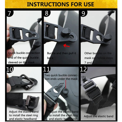 Airsoft Full Face Gas Mask w/ Filtration