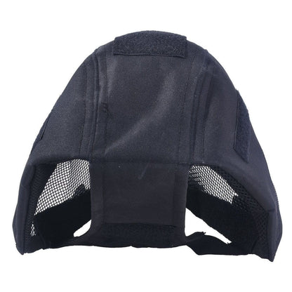 Airsportinggoods TRIMEX AIRSOFT FENCING SAFETY MESH MASK AND EARS PROTECTION BLACK