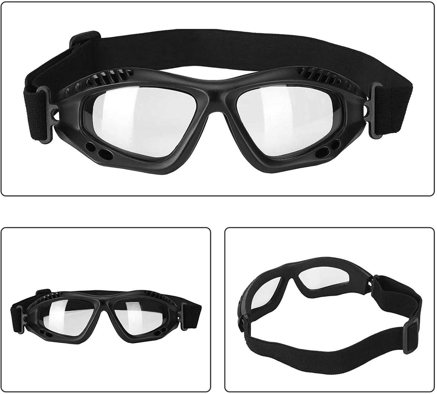 BULLDOG AIRSOFT GOGGLES BLACK