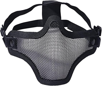 Trimex Airsoft Half Face Mask - Black